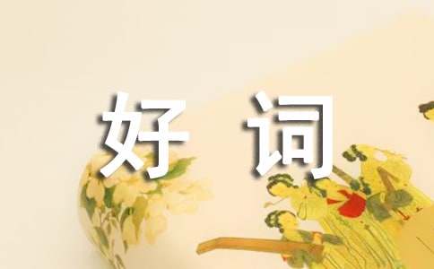 暑假好詞好句好段摘抄