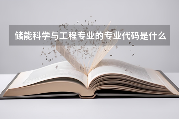 儲(chǔ)能科學(xué)與工程專業(yè)的專業(yè)代碼是什么