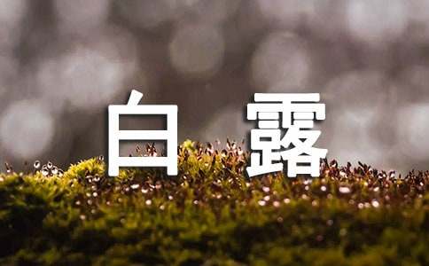 關(guān)于白露的詩句（精選200句）