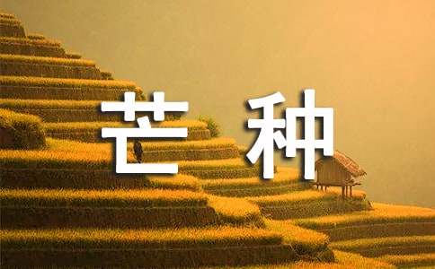 最新芒種節(jié)氣諺語（精選85句）